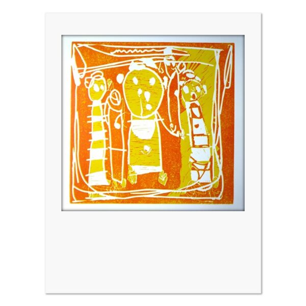Mannetjes geel en oranje - Gerrie Volckerick